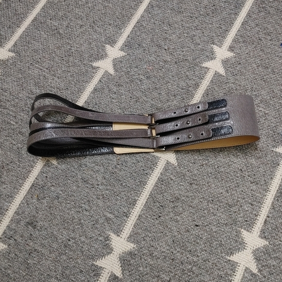 MARC Cain leather triple strap belt - Picture 11 of 15